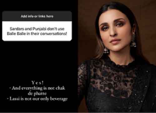 Parineeti Chopra breaks myths; says ‘everything is not chak de phatte for Punjabis’