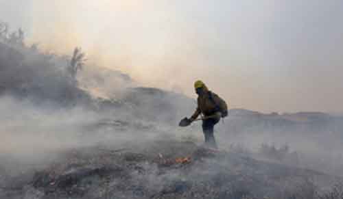 Fast-moving wildfire forces over 13,000 people to evacuate in California