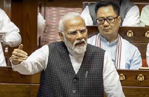 In RS speech, PM Modi turned the tables on Cong’s ‘1/3rd govt’ jibe with ’20 more’ years retort
