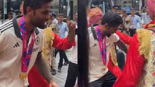 Suryakumar shows off dancing skills as T20 World Cup champions get grand welcome in Delhi