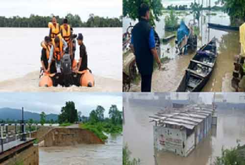 Flood situation deteriorates in Assam; death toll rises to 46, over 16L affected