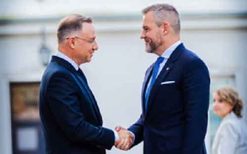 Slovak, Polish Presidents hail ties, discuss NATO Summit