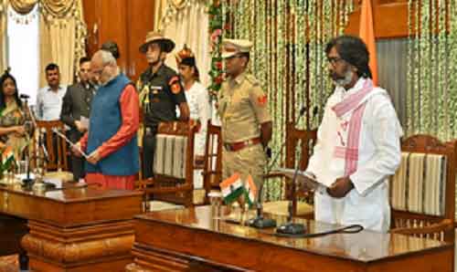 Hemant Soren back at helm as 13th Jharkhand CM, calls his imprisonment a ‘conspiracy’