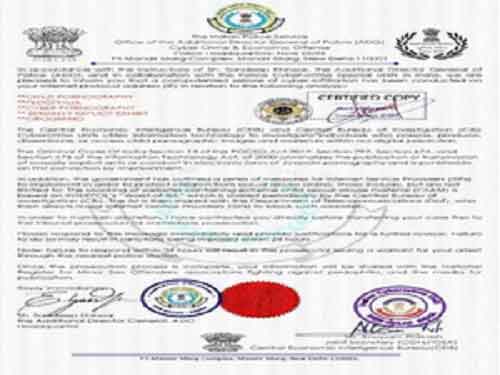 Govt issues high alert on fraudsters sending fake e-mails to extort money