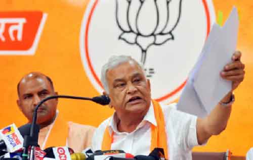 Kirodi Lal Meena in Delhi to meet JP Nadda after quitting as Raj minister