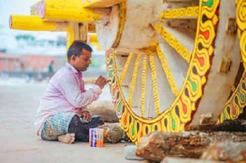 Stage set for grand Rath Yatra of Lord Jagannath in Puri