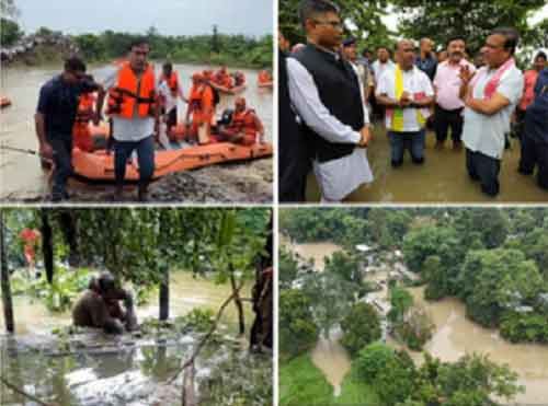 Flood situation deteriorates further in Assam, over 24 lakh affected in 30 districts
