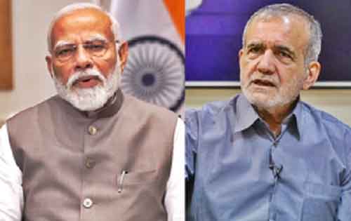 PM Modi congratulates Iran’s new President Pezeshkian