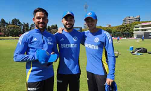 1st T20I: Abhishek, Jurel, Parag handed debuts as India elect to field first against Zimbabwe