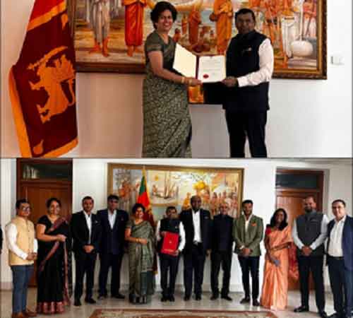 Rakesh Ramanlal Shah appointed Honorary Consul of Sri Lanka in Gujarat, receives Commission of Appointment