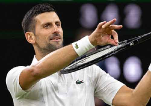 Djokovic glides past Rune to enter 15th Wimbledon quarterfinal