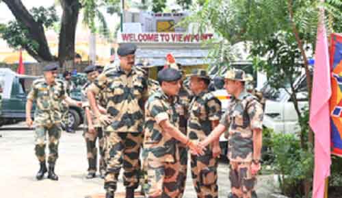 BSF ADG reviews construction of Composite BOP along strategic Indo-Bangladesh border