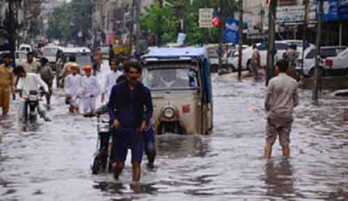 Urban flooding alert issued for Pakistan amid monsoon rains