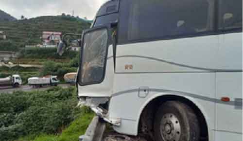 40 injured in bus accident in Sri Lanka