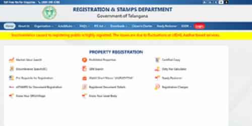 Property, land registration comes to a halt in Telangana