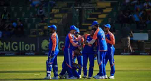 Avesh, Washington, Gill, and Rinku in awe of Ravi Bishnoi’s spectacular catch in third T20I