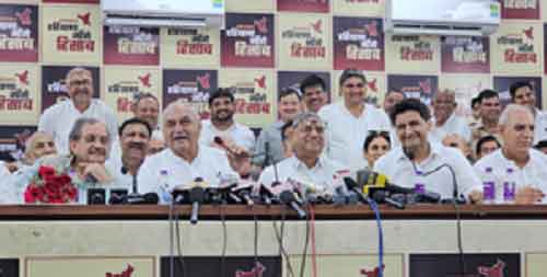 Congress releases 15-point ‘charge sheet’ against Haryana’s BJP govt