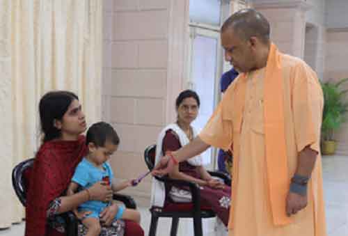UP CM holds ‘Janata Darshan’, listens to grievances