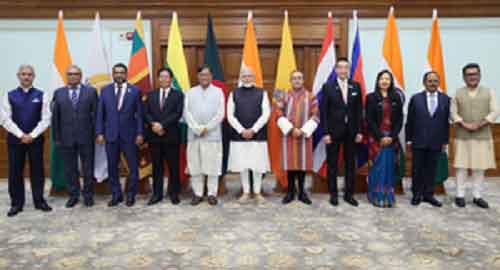 Foreign Ministers from Bay of Bengal countries call on PM Modi