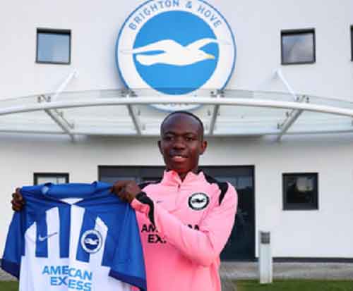 Brighton sign midfielder Malick Yalcouye from IFK Goteborg on long-term deal