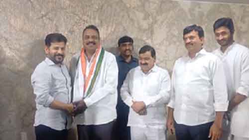 Another BRS MLA joins Congress in Telangana