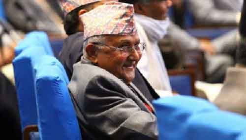 Former PM Oli appointed to head Nepal’s new coalition