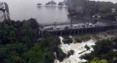 Hyderabad’s Hussain Sagar Lake almost full after heavy rains