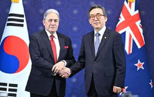 South Korea discusses ways to bolster bilateral ties with New Zealand