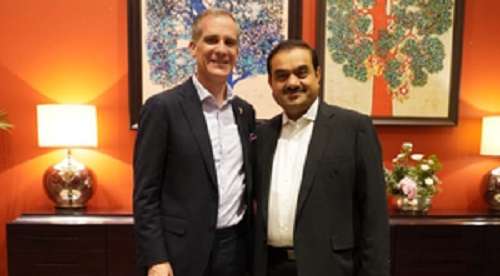 Gautam Adani amazed at US envoy Eric Garcetti’s love for kadak chai, chole bhature