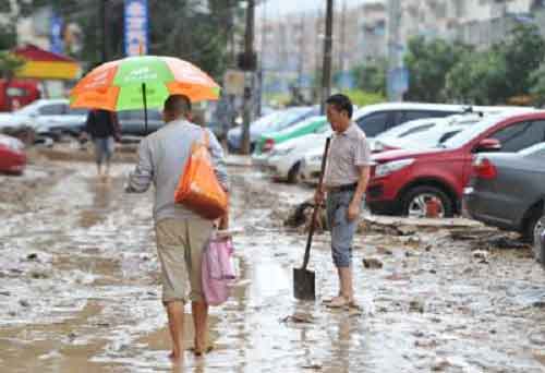 Additional team dispatched to flood-hit Shaanxi in China