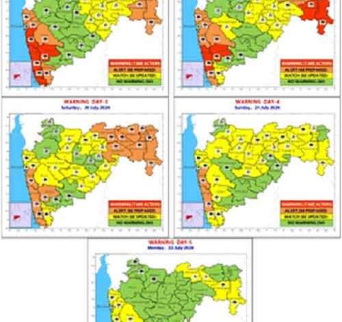 15 Maharashtra districts flagged for red and orange alerts, heavy rain today