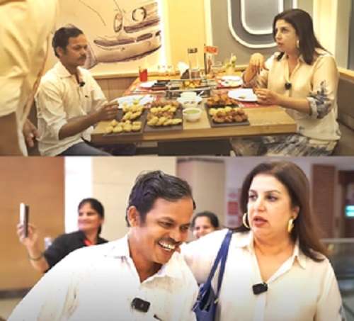 Farah Khan takes out her chef for a treat after reaching milestone