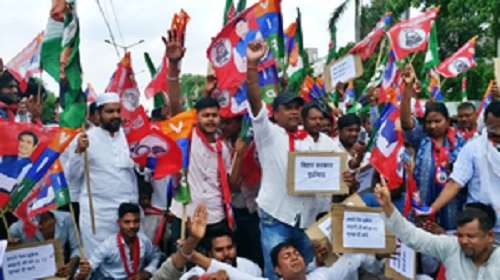 India bloc organises ‘Aakrosh March’ in Patna