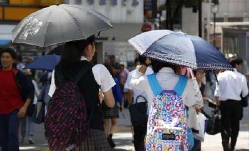 Japan to experience record heat, extreme temperatures on Sunday