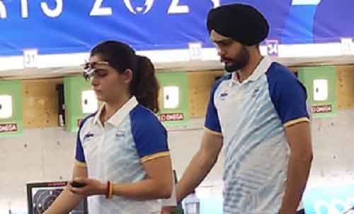 Paris Olympics: Manu-Sarabjot duo qualifies for 10m Air Pistol Mixed Team bronze-medal match