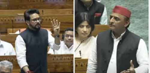 Military school passout vs serving officer: Akhilesh and Anurag Thakur’s fiery exchange in LS