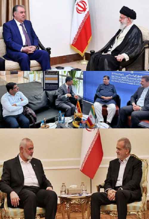 Bevy of foreign dignitaries in Iran for President Pezeshkian’s inauguration