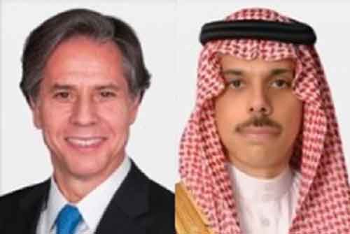 Saudi FM, Blinken discuss Mideast tensions over phone