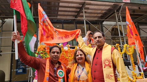 Vishwa Hindu Parishad of America features impressive Shri Ram Mandir replica at India Day Parade