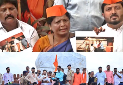 Shivaji statue crash: MVA protests continue to pressurise Maha govt