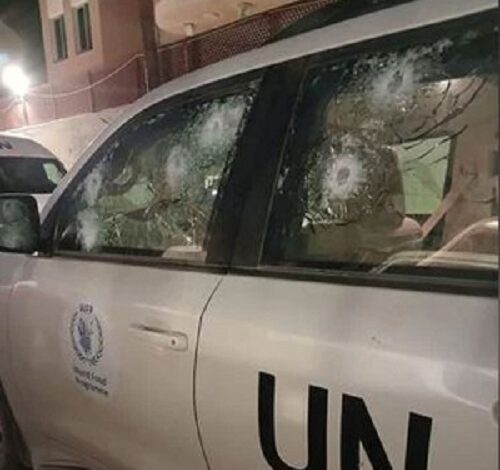 Humanitarians in UN armoured vehicle escape Israeli gunfire in Gaza