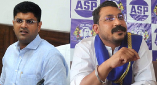 Dushyant’s JJP seals alliance with Azad Samaj Party for Haryana polls