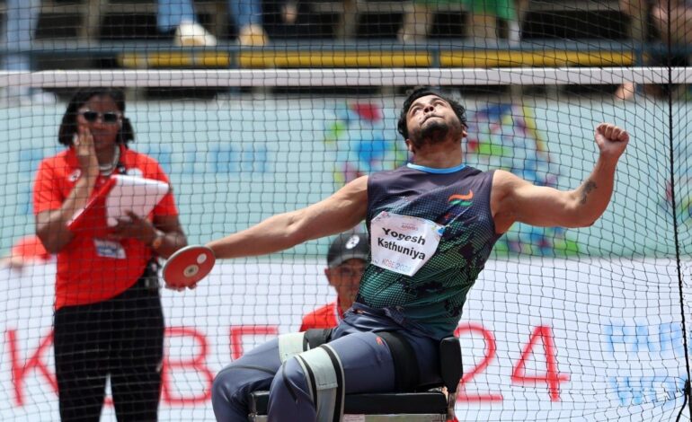 Paris Paralympics: Yogesh Kathuniya Wins Silver in Men’s Discus Throw F56