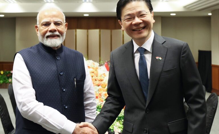India Declares ‘New Chapter in Relations’ with Singapore Following Comprehensive Strategic Partnership