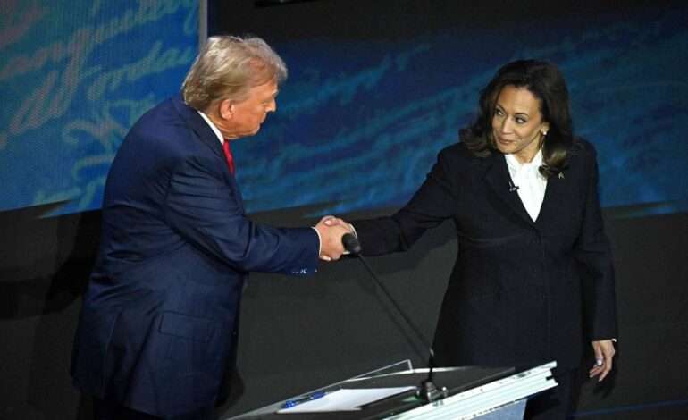 Harris and Trump Clash Over Afghanistan
