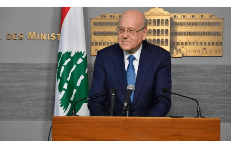 Lebanese Prime Minister Calls on UN for Stronger Action to Prevent Israeli Targeting of Civilians