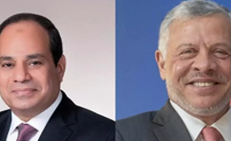 Egypt and Jordan Warn of Dangers from Gaza Conflict and West Bank Violations