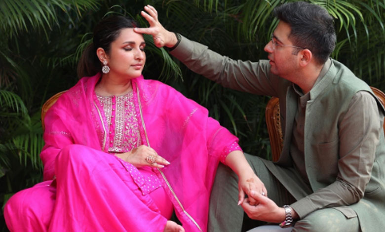 Raghav Chadha Playfully Teases Parineeti Chopra on Karwa Chauth