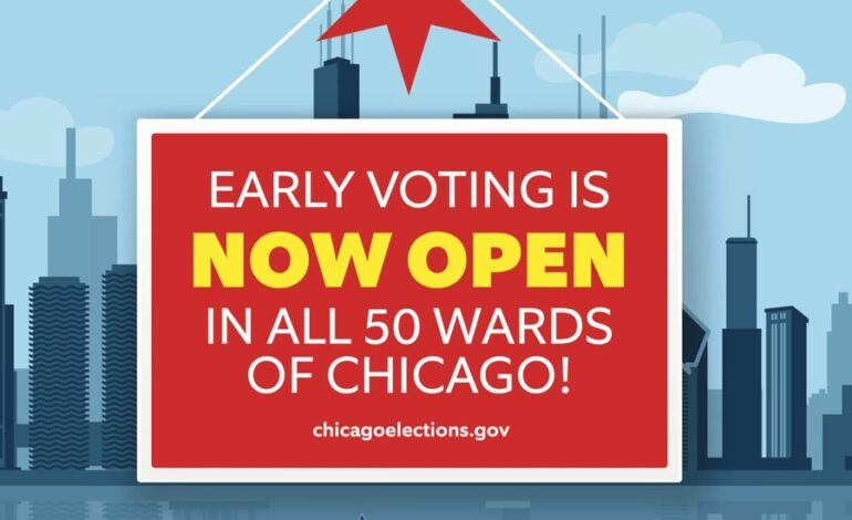 Early voting begins in all Chicago wards ahead of November 5 presidential election
