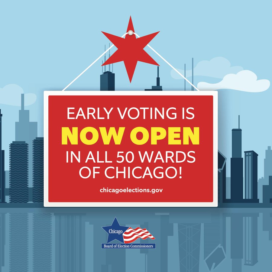 Early voting begins in all Chicago wards ahead of November 5 presidential election